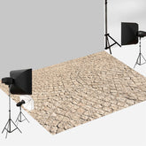Aperturee - Vintage Street Stone Floor Photography Mat